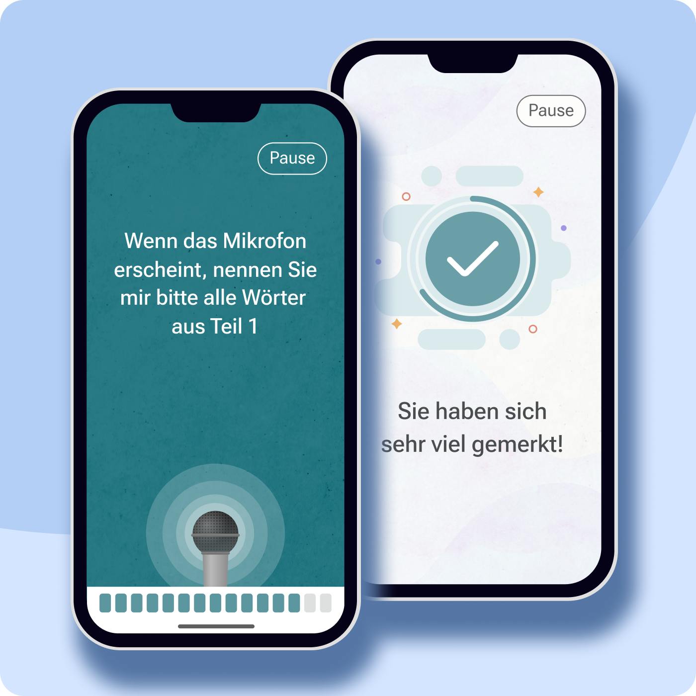 Es folgen drei kognitive Übungen, um Ihr Gedächtnis zu fördern.