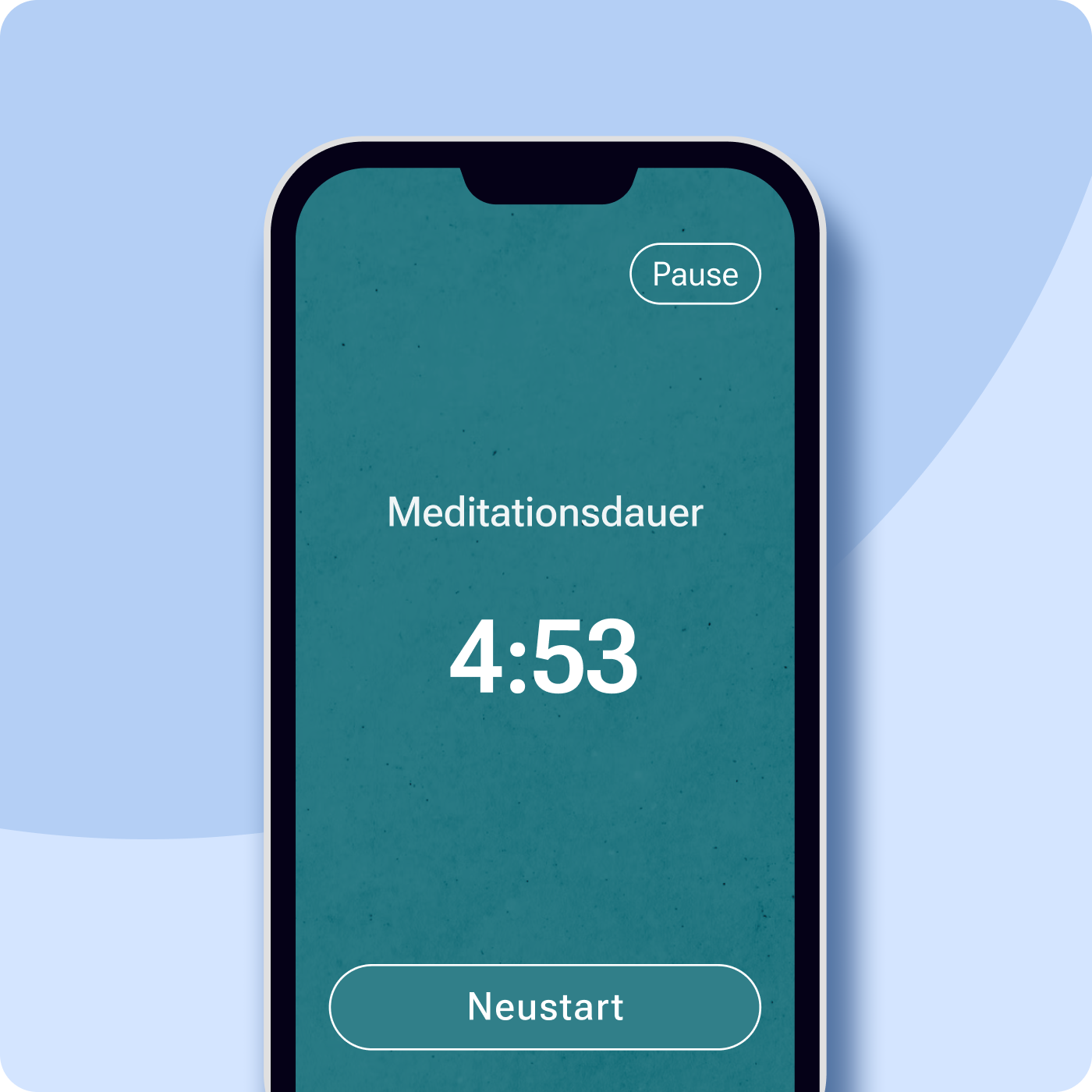 Sie beginnen mit einer Achtsamkeitsmeditation.